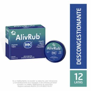 ALIVRUB X 12 GRS LATA